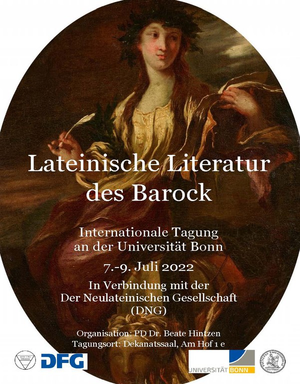 7.-9. Juli 2022: Lateinische Literatur des Barock - Internationale Tagung an der Universität Bonn
